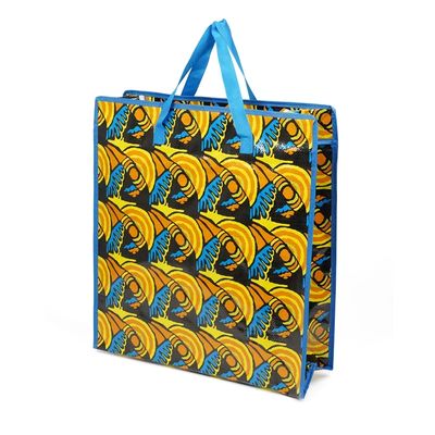 คุณภาพ  Zipper Top Cmyk Panton Color Grocery Shopping Bag Pp Woven Bag  Washable Foldable โรงงาน