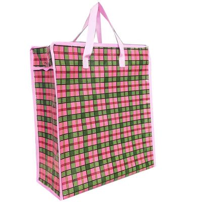 แฟชั่น ดีไซน์ใหม่ pp ซื้อกระเป๋าซิป แพคเกจช็อปเปอร์ใหญ่ กระเป๋าผ้า
