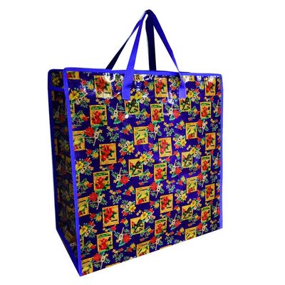 Eco Friendly Matte Laminated Woven Bags Shopping Tote Pp กระเป๋าสะพายผ้า CMYK การพิมพ์