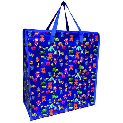 Eco Friendly Matte Laminated Woven Bags Shopping Tote Pp กระเป๋าสะพายผ้า CMYK การพิมพ์