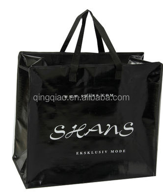 ผสมผสาน PP ใหม่ กระเป๋าซื้อขายสีชมพู Eco Bag ที่สามารถนําไปใช้ใหม่ได้