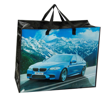ผสมผสาน PP ใหม่ กระเป๋าซื้อขายสีชมพู Eco Bag ที่สามารถนําไปใช้ใหม่ได้